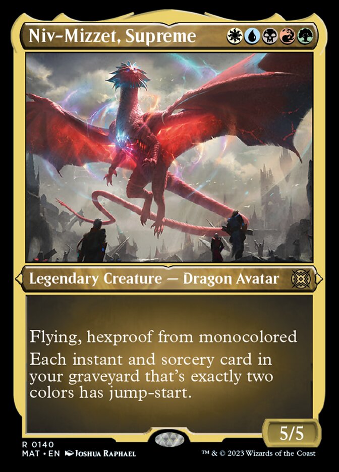 Niv-Mizzet, Supreme (Foil Etched) [March of the Machine: The Aftermath] | L.A. Mood Comics and Games