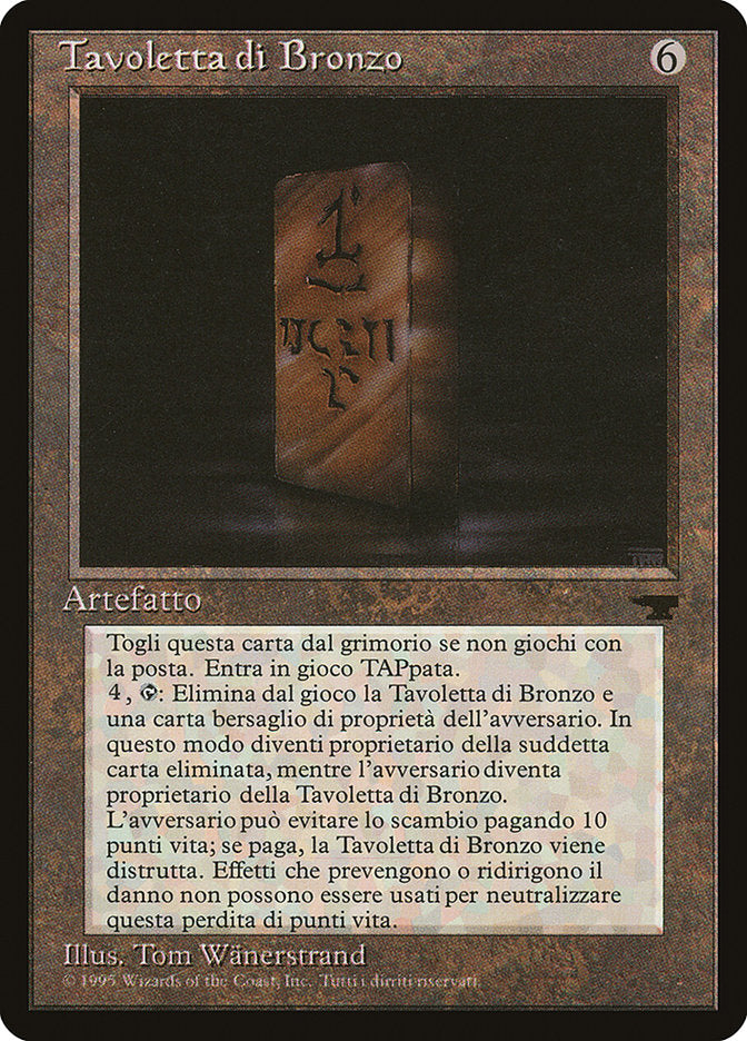 Bronze Tablet (Italian) - "Tavoletta di Bronzo" [Rinascimento] | L.A. Mood Comics and Games