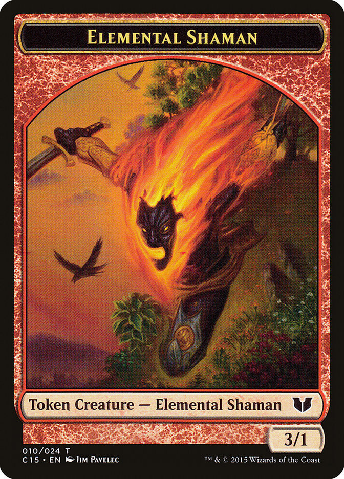 Elemental Shaman Token [Commander 2015 Tokens] | L.A. Mood Comics and Games