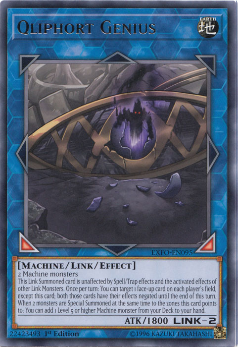 Qliphort Genius [EXFO-EN095] Rare | L.A. Mood Comics and Games