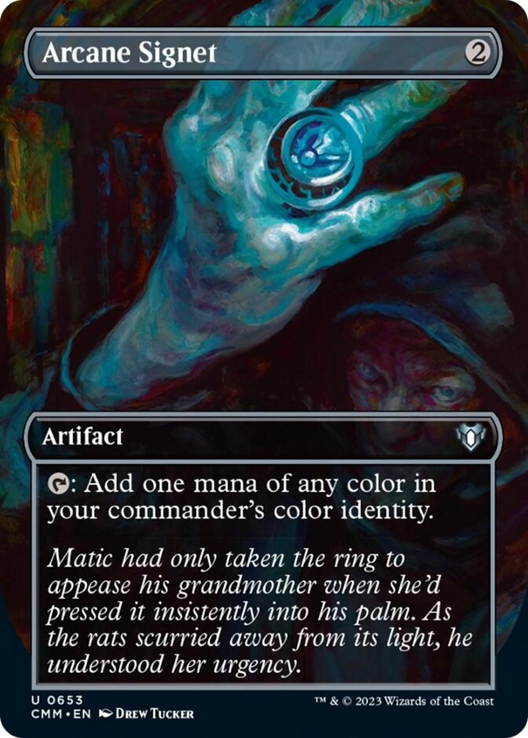 Arcane Signet (Borderless Alternate Art) [Commander Masters] | L.A. Mood Comics and Games