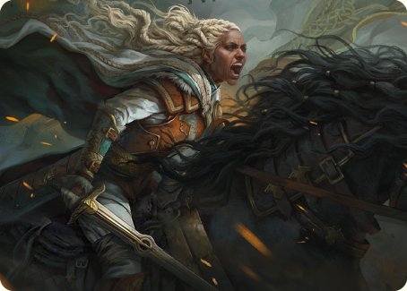 Eowyn, Fearless Knight Art Card [The Lord of the Rings: Tales of Middle-earth Art Series] | L.A. Mood Comics and Games