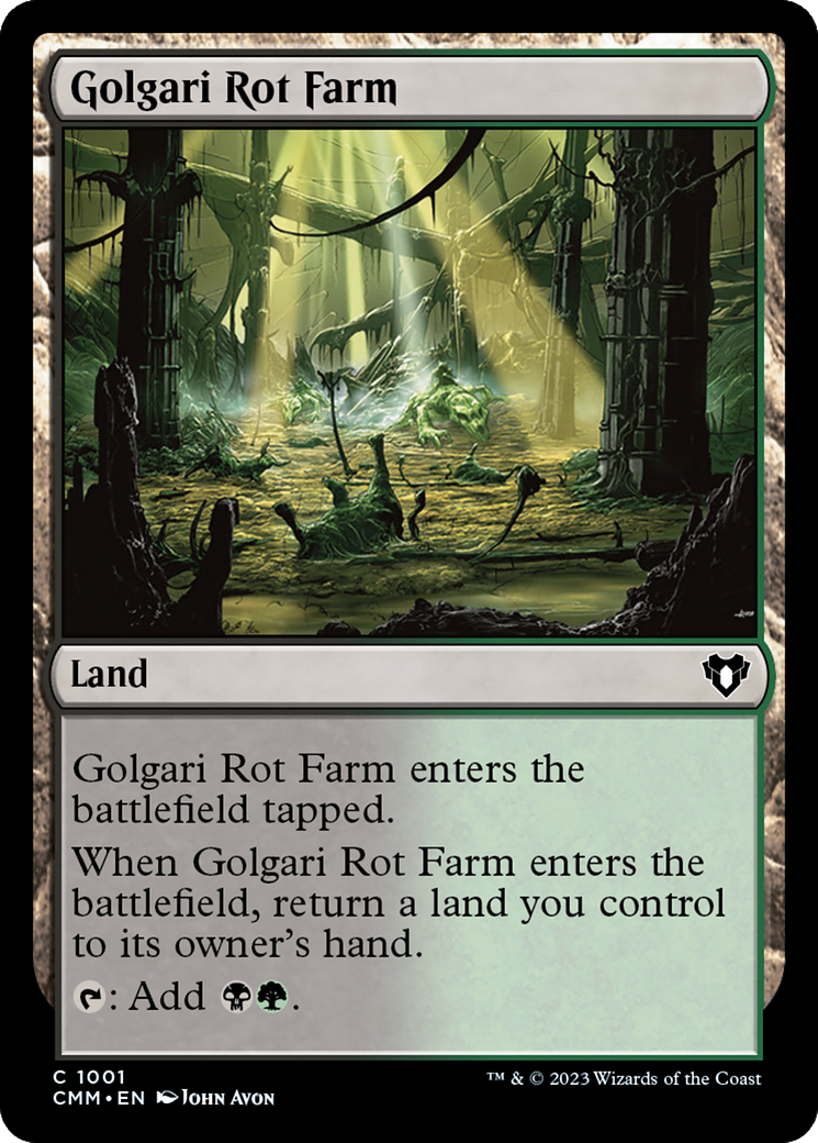 Golgari Rot Farm [Commander Masters] | L.A. Mood Comics and Games
