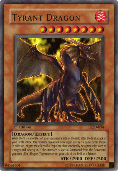 Tyrant Dragon [LOD-034] Ultra Rare | L.A. Mood Comics and Games