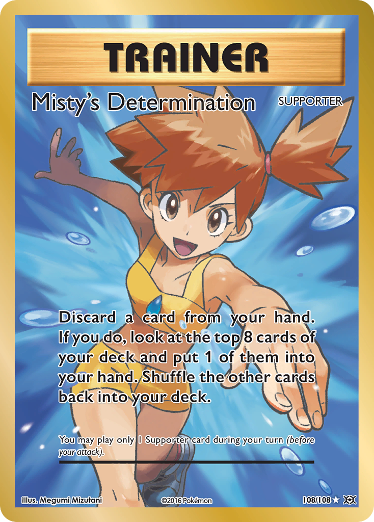 Misty's Determination (108/108) [XY: Evolutions] | L.A. Mood Comics and Games