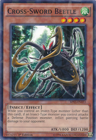 Cross-Sword Beetle [BP03-EN053] Shatterfoil Rare | L.A. Mood Comics and Games