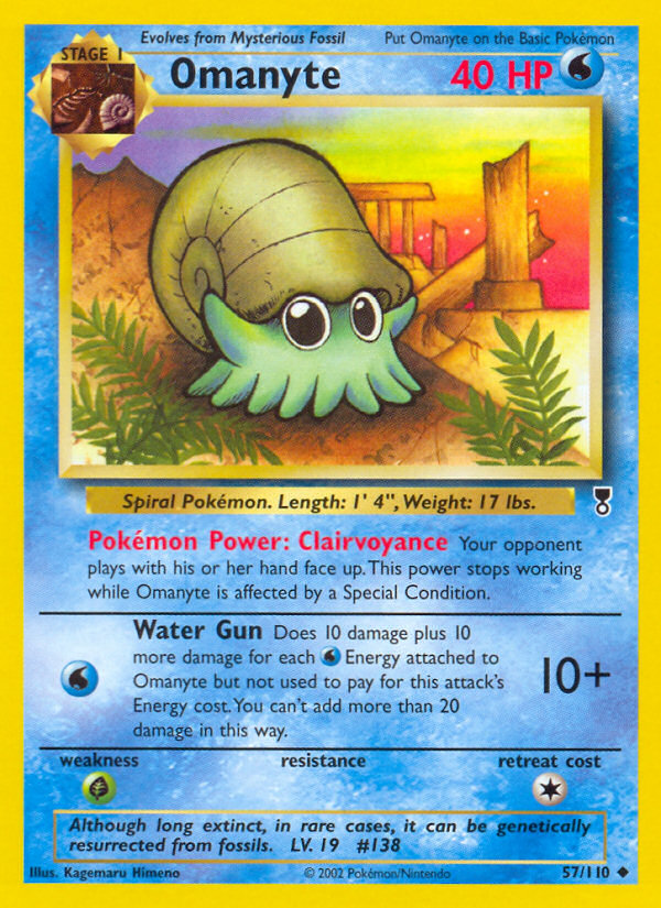 Omanyte (57/110) [Legendary Collection] | L.A. Mood Comics and Games
