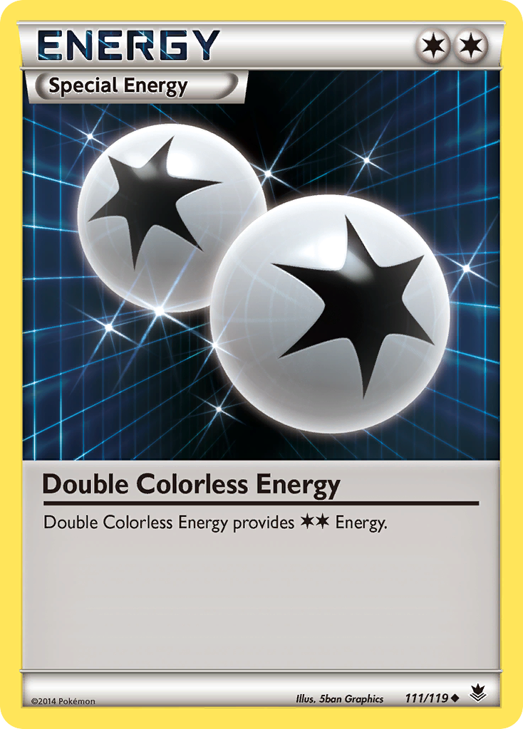 Double Colorless Energy (111/119) [XY: Phantom Forces] | L.A. Mood Comics and Games