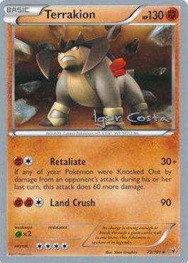 Terrakion (73/101) (Pesadelo Prism - Igor Costa) [World Championships 2012] | L.A. Mood Comics and Games