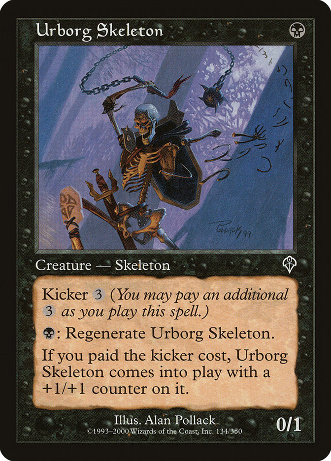Urborg Skeleton [Invasion] | L.A. Mood Comics and Games