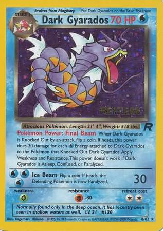 Dark Gyarados (8/82) (Prerelease Promo) [Team Rocket Unlimited] | L.A. Mood Comics and Games