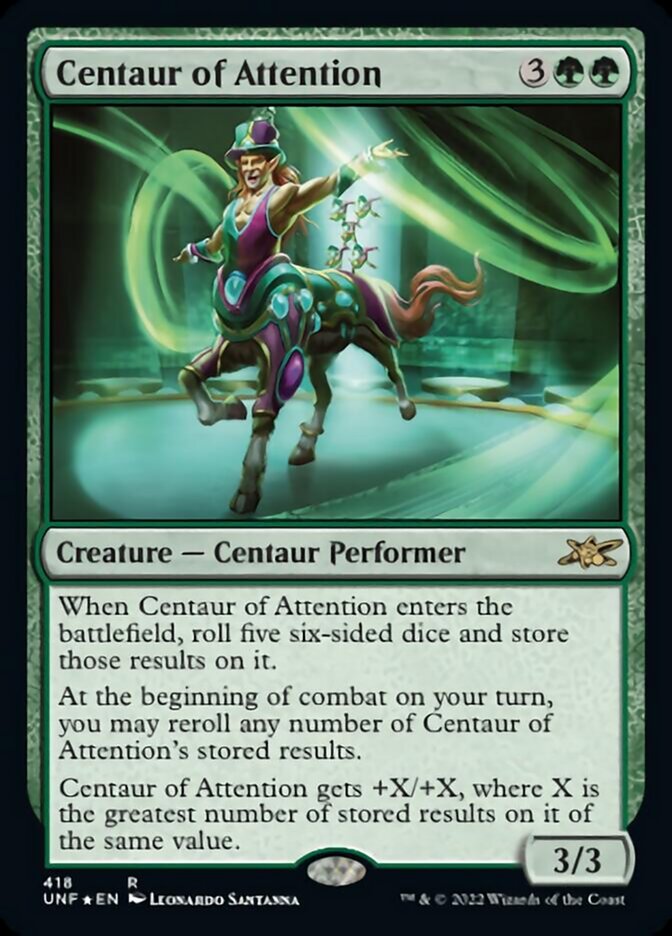 Centaur of Attention (Galaxy Foil) [Unfinity] | L.A. Mood Comics and Games