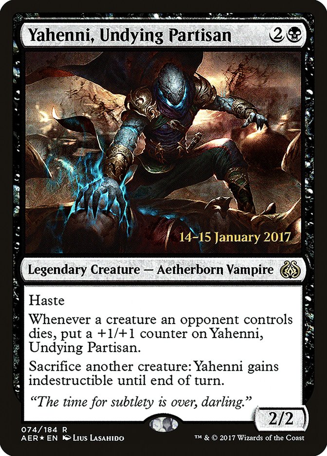 Yahenni, Undying Partisan [Aether Revolt Prerelease Promos] | L.A. Mood Comics and Games