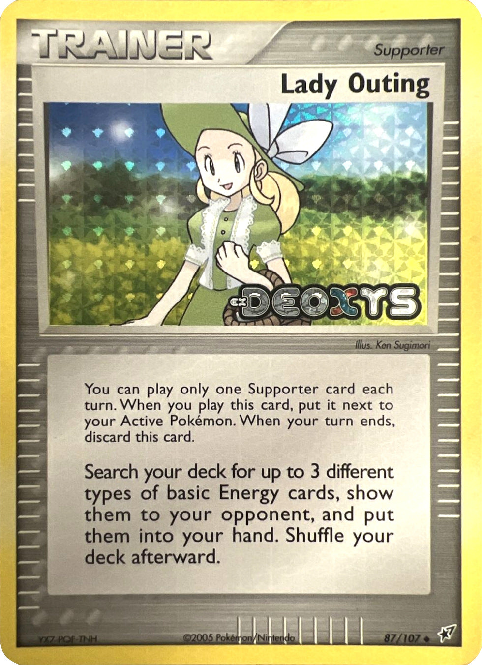 Lady Outing (87/107) (Stamped) [EX: Deoxys] | L.A. Mood Comics and Games