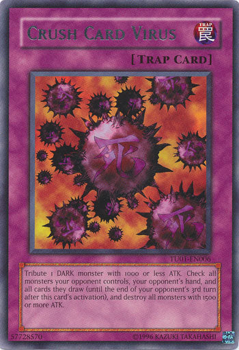 Crush Card Virus [TU01-EN006] Rare | L.A. Mood Comics and Games