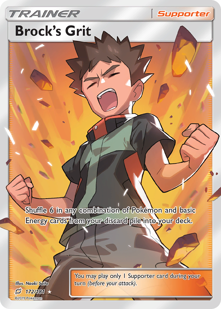 Brock's Grit (172/181) [Sun & Moon: Team Up] | L.A. Mood Comics and Games