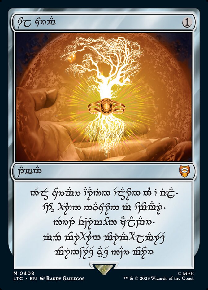 Sol Ring (408) (Elven) [The Lord of the Rings: Tales of Middle-Earth Commander] | L.A. Mood Comics and Games