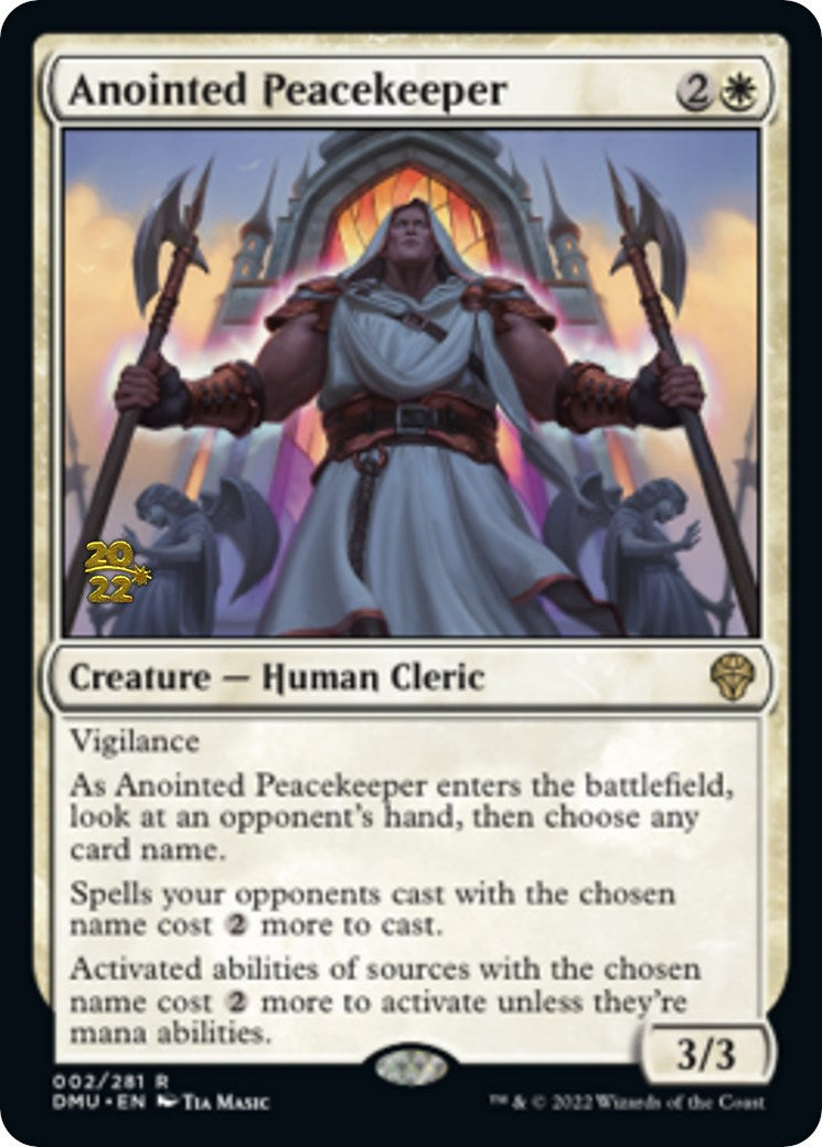 Anointed Peacekeeper [Dominaria United Prerelease Promos] | L.A. Mood Comics and Games