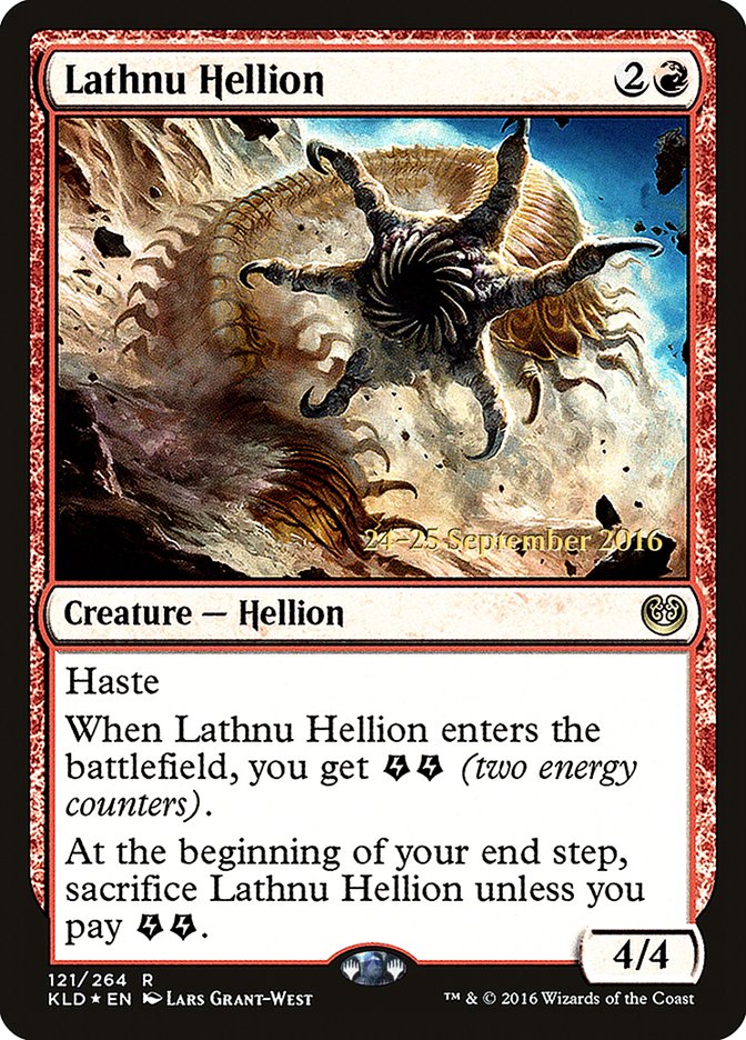 Lathnu Hellion [Kaladesh Prerelease Promos] | L.A. Mood Comics and Games