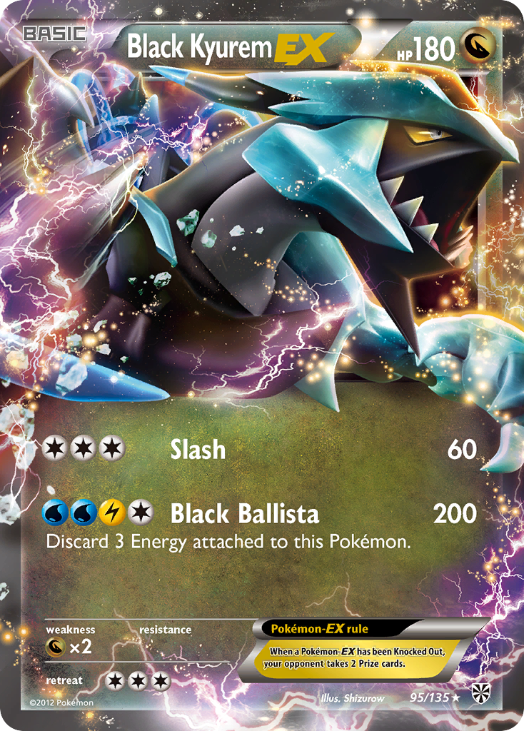 Black Kyurem EX (95/135) [Black & White: Plasma Storm] | L.A. Mood Comics and Games