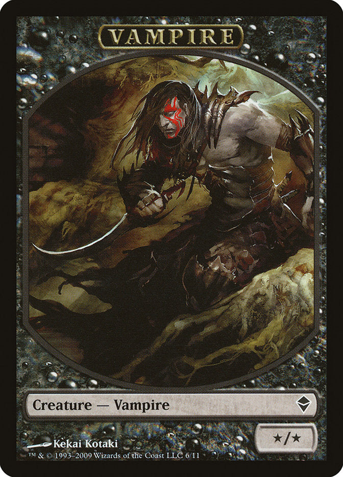 Vampire Token [Zendikar Tokens] | L.A. Mood Comics and Games