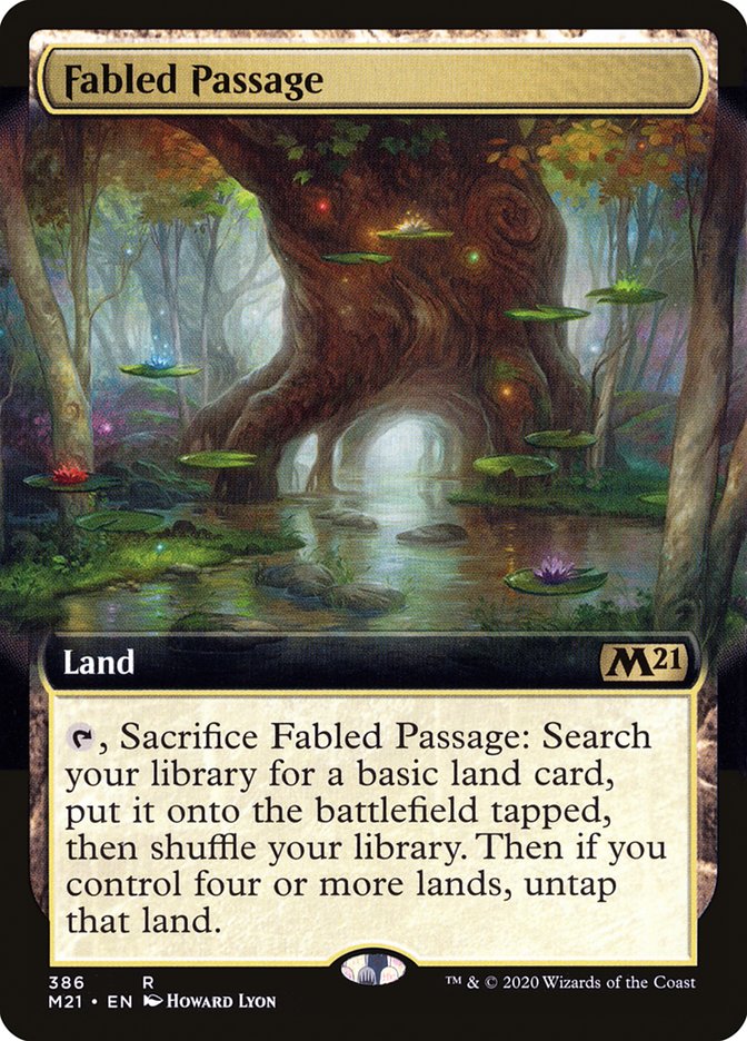 Fabled Passage (Extended Art) [Core Set 2021] | L.A. Mood Comics and Games