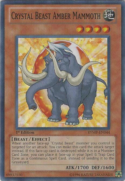 Crystal Beast Amber Mammoth [RYMP-EN044] Super Rare | L.A. Mood Comics and Games