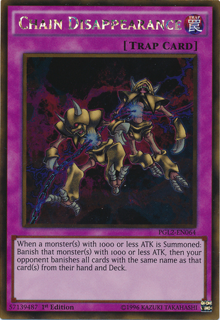 Chain Disappearance [PGL2-EN064] Gold Rare | L.A. Mood Comics and Games