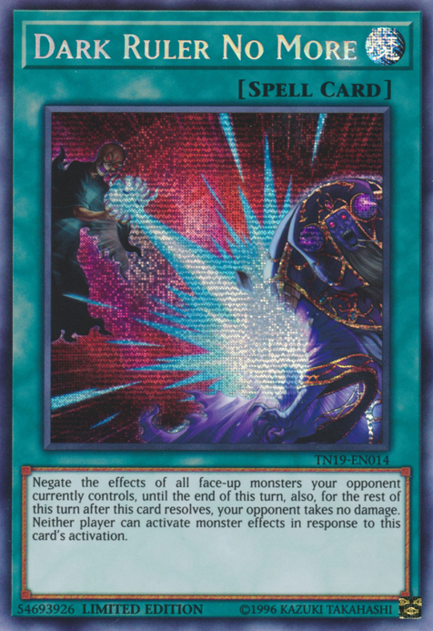 Dark Ruler No More [TN19-EN014] Prismatic Secret Rare | L.A. Mood Comics and Games