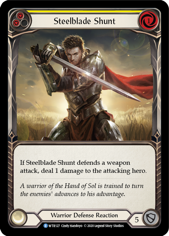 Steelblade Shunt (Yellow) [U-WTR127] (Welcome to Rathe Unlimited)  Unlimited Normal | L.A. Mood Comics and Games