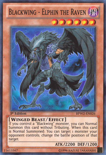 Blackwing - Elphin the Raven [BPW2-EN026] Super Rare | L.A. Mood Comics and Games