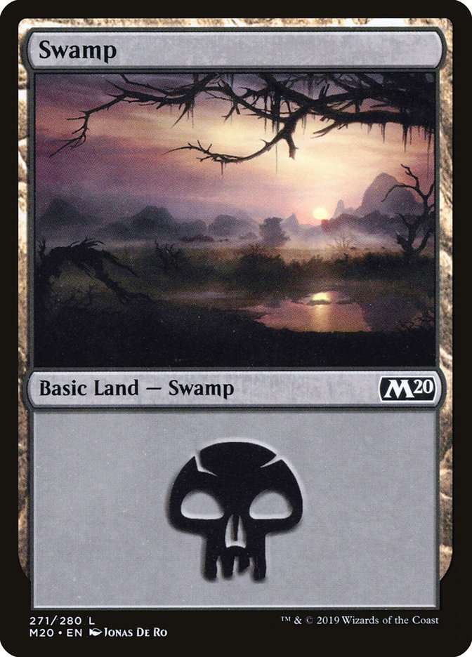 Swamp (271) [Core Set 2020] | L.A. Mood Comics and Games