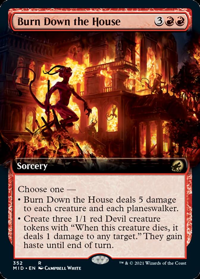 Burn Down the House (Extended Art) [Innistrad: Midnight Hunt] | L.A. Mood Comics and Games