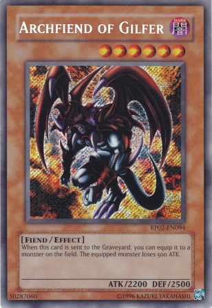 Archfiend of Gilfer [RP02-EN094] Secret Rare | L.A. Mood Comics and Games