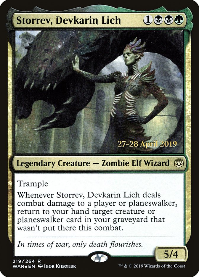 Storrev, Devkarin Lich [War of the Spark Prerelease Promos] | L.A. Mood Comics and Games