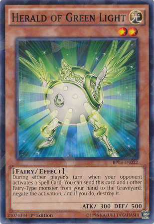 Herald of Green Light [BP03-EN022] Shatterfoil Rare | L.A. Mood Comics and Games