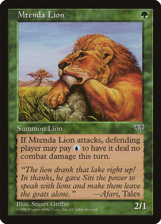 Mtenda Lion [Mirage] | L.A. Mood Comics and Games