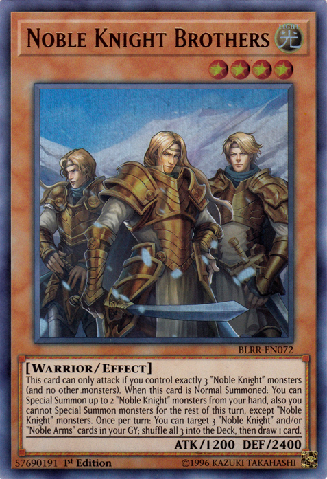 Noble Knight Brothers [BLRR-EN072] Ultra Rare | L.A. Mood Comics and Games