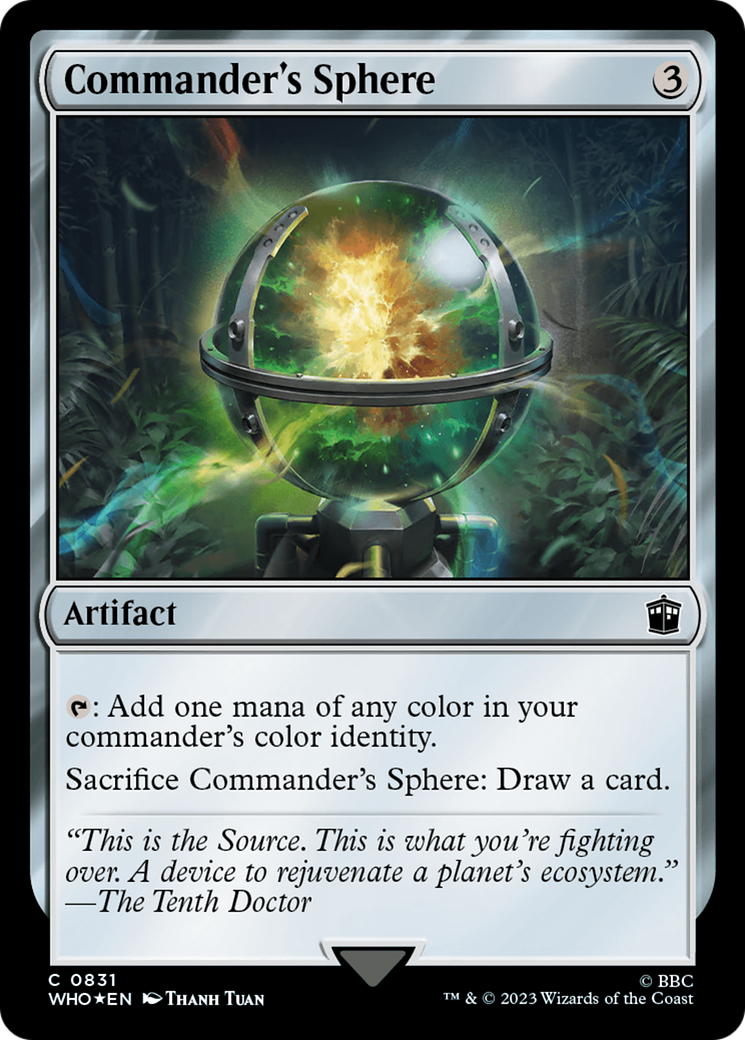 Commander's Sphere (Surge Foil) [Doctor Who] | L.A. Mood Comics and Games