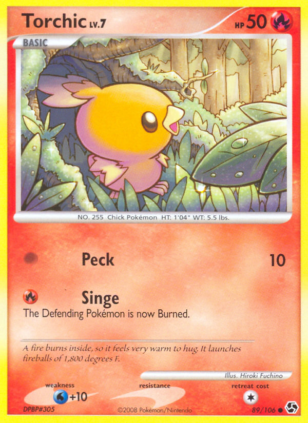 Torchic (89/106) [Diamond & Pearl: Great Encounters] | L.A. Mood Comics and Games