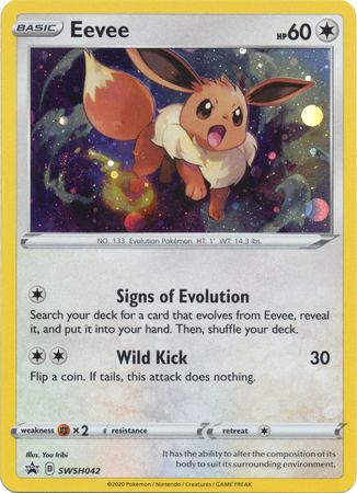 Eevee (SWSH042) [Sword & Shield: Black Star Promos] | L.A. Mood Comics and Games