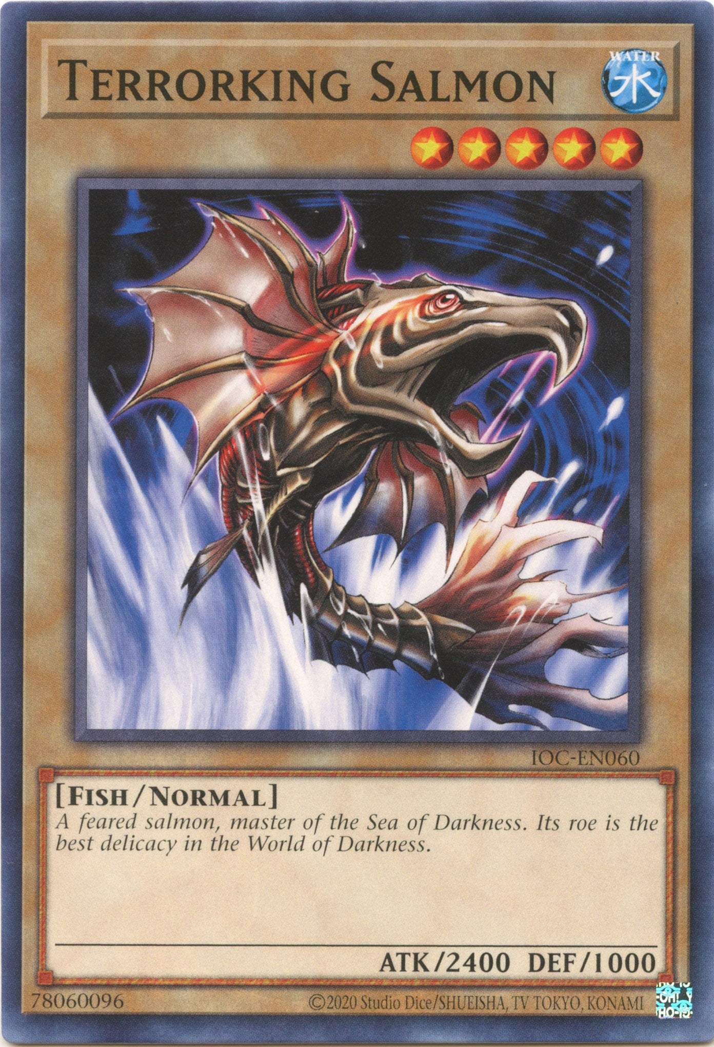 Terrorking Salmon (25th Anniversary) [IOC-EN060] Common | L.A. Mood Comics and Games