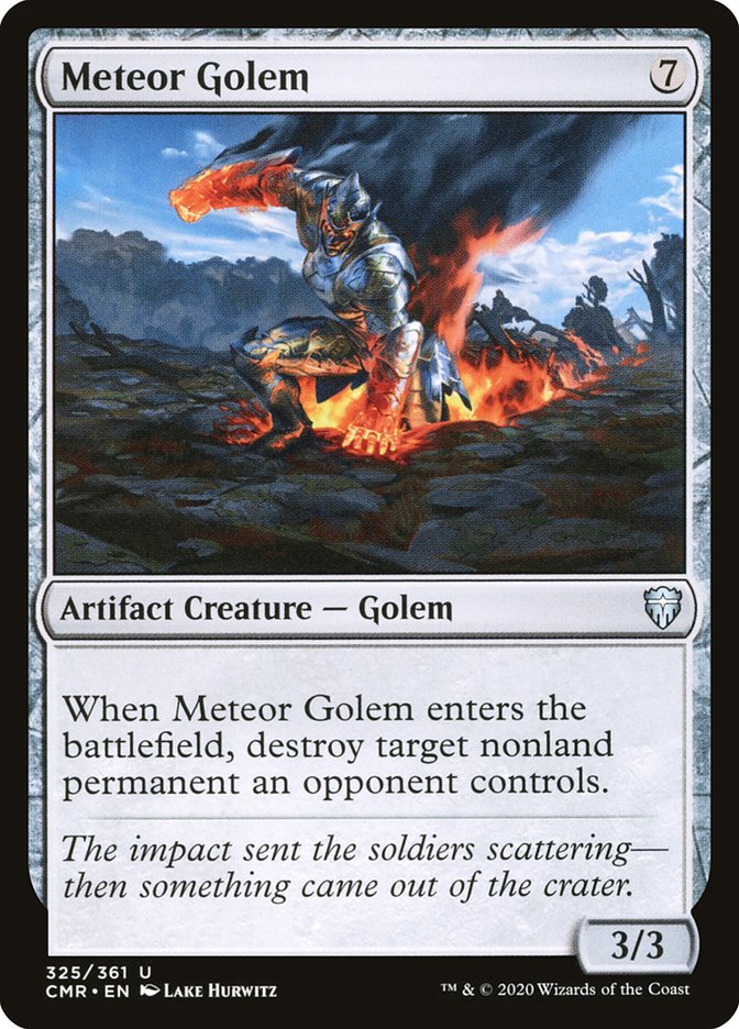 Meteor Golem (325) [Commander Legends] | L.A. Mood Comics and Games