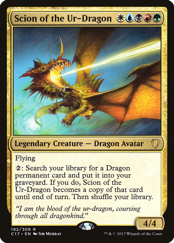 Scion of the Ur-Dragon [Commander 2017] | L.A. Mood Comics and Games