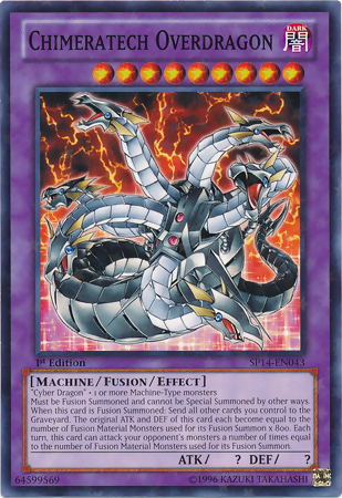 Chimeratech Overdragon [SP14-EN043] Starfoil Rare | L.A. Mood Comics and Games