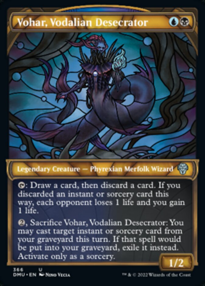 Vohar, Vodalian Desecrator (Showcase Textured) [Dominaria United] | L.A. Mood Comics and Games