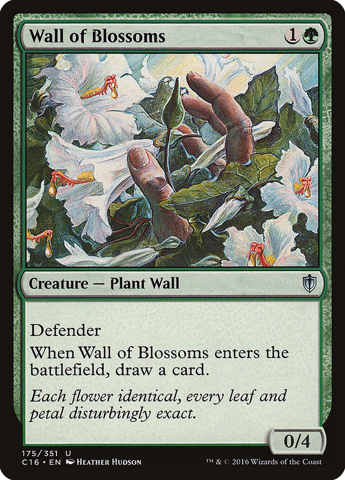 Wall of Blossoms [Commander 2016] | L.A. Mood Comics and Games