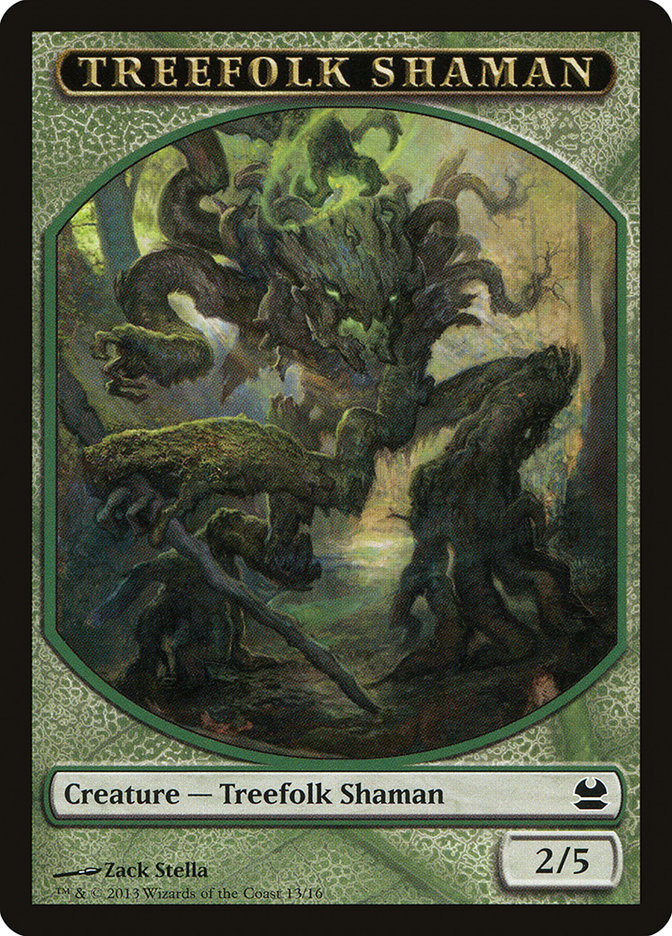 Treefolk Shaman Token [Modern Masters Tokens] | L.A. Mood Comics and Games