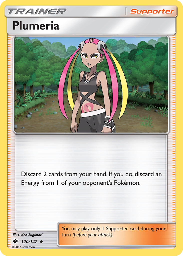 Plumeria (120/147) [Sun & Moon: Burning Shadows] | L.A. Mood Comics and Games