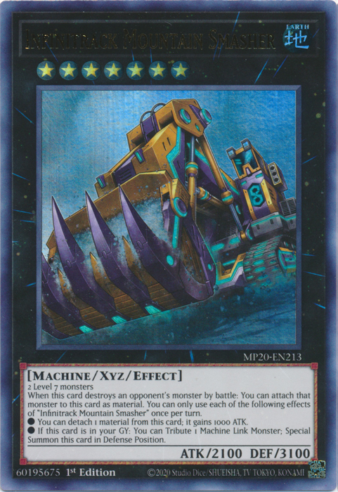 Infinitrack Mountain Smasher [MP20-EN213] Ultra Rare | L.A. Mood Comics and Games